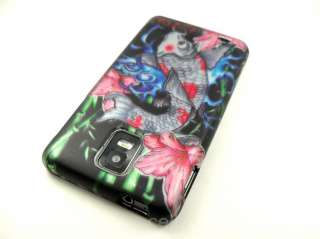 SAMSUNG INFUSE 4G AT&T TATTOO KOI FISH HARD COVER CASE  