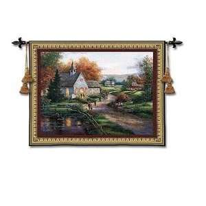  Sunday Church Style Handwoven Wall Hanging Fabric Tapestry 