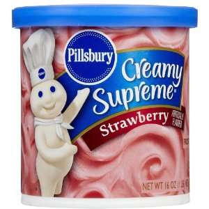 Pillsbury Creamy Supreme Strawberry Frosting 16 oz  