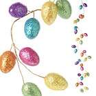 NEW RAZ 9.5 in Glittered Egg Votive candle Holder Easter decoration CS 