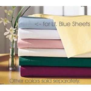  Southern Textiles Light Blue 200 Count Full Size Bed Sheet 