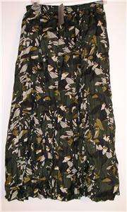 NEW CHICOS CHICOS Womens Skirt 1 NWT $128 Silk NWT NR  