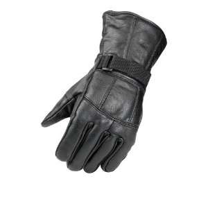  Mossi Mens All Season Leather Glove Xlarge Black 
