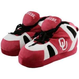   Sooners Unisex Crimson Sneaker Slippers (Large)