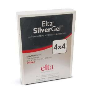  Elta SilverGel Antibicroobial Hydrogel Dressing 4x4,10 