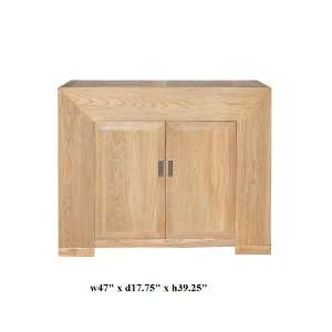  Fine Finish Raw Wood Console Side Table Ass847