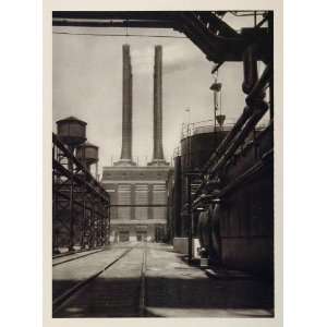  1927 Smokestacks Ford Car Plant Building Detroit Hoppe 