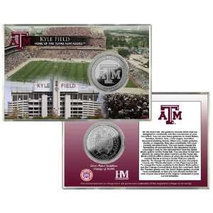  BSS   Texas A&M Kyle Field Silver Coin Card Everything 