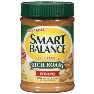 Smart Balance All Natural Rich Roast Creamy Peanut Butter 16 oz 