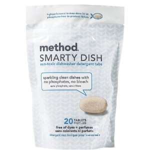  Method Smarty Dish Detergent Tabs, Free & Clear   20 Tabs 