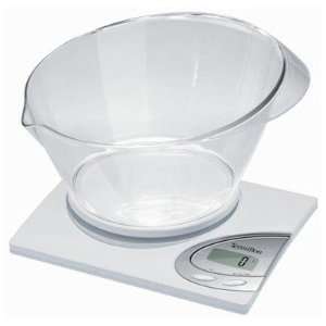   8776 Linear Vocal Electronic Kitchen Scale in White Toys & Games
