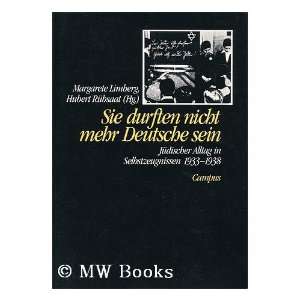   1933  1938. (9783593342887) M. / Rübsaat, H. ( Hrg. ) Limberg Books