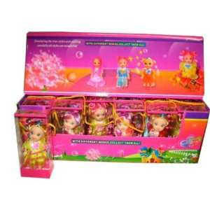  Mini Dolls in Clear Individual Boxes in Display Case Pack 