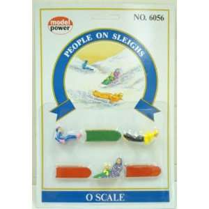  6056 Model Power O People on Sleighs Toys & Games