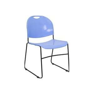  Sky Blue High Density Ultra Compact Stack Chair Stacks 40 