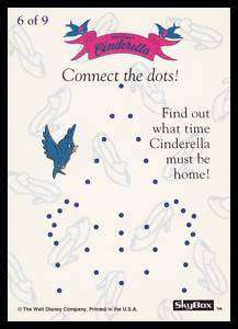 Cinderella Activity Card # 6 Connect The Dots  