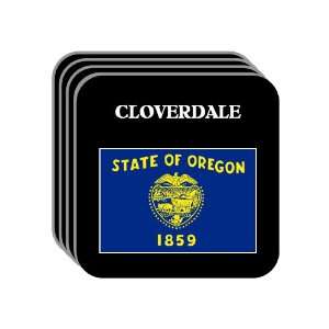  US State Flag   CLOVERDALE, Oregon (OR) Set of 4 Mini 