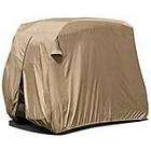 Person Golf Car Cart Easy On Storage Cover Tan
