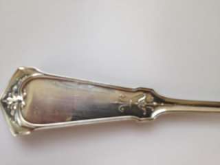 Antique WOOD & HUGHES STERLING SILVER Serving Spoon 1880 Humboldt 