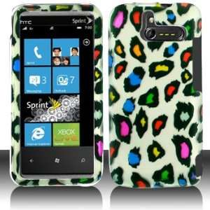 HTC 7575 Arrive Rubber Design Color Leopard Case Cover Protector (free 