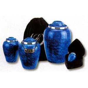  Alloy Urn Hand Cobalt Blue Plumb Patio, Lawn & Garden
