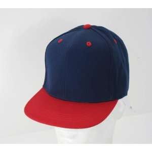  NAVY   RED VINTAGE SNAP BACK FLAT BILL CAP Everything 