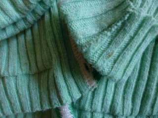   Sweater Set Cardigan Knit Tank Top Shirt Space Dye Rockabilly  