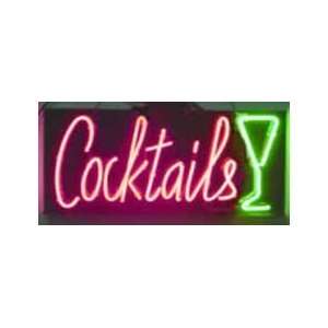  Cocktails Neon Sign 13 x 30