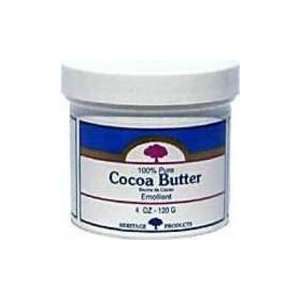  Cocoa Butter Jar 4 oz by Heritage