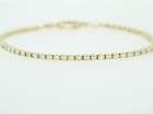   Yellow Gold 1.50ct Round Diamond Tennis Bracelet H color, SI2 clarity