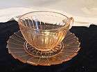 vintage 1931 1933 pink jeannette sierra glass pinwheel design cup