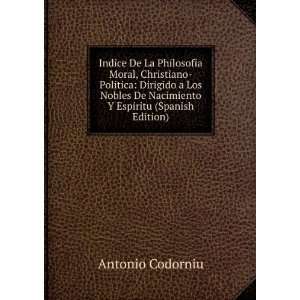   De Nacimiento Y Espiritu (Spanish Edition) Antonio Codorniu Books
