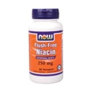  Flush Free Niacin 250 mg 90 Capsules NOW Foods Health 