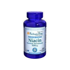  Flush Free Niacin 500 mg 500 mg 250 Capsules Health 