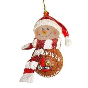  Louisville Cardinals NCAA Slam Dunk Snowman Christmas 