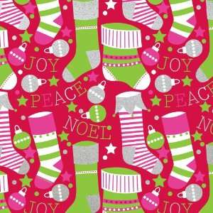   Yule Gift Wrap, Silly Socks, 8 Feet Long (96 5191)