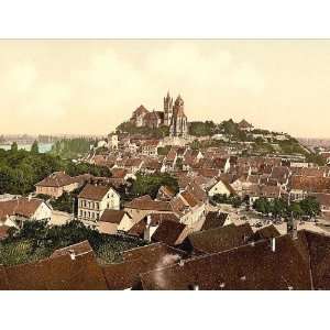 Vintage Travel Poster   Old Breisach Black Forest Baden Germany 24 X 