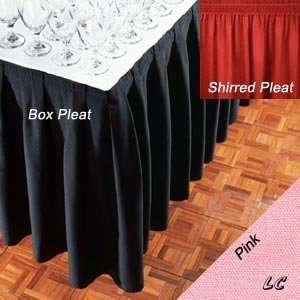 Each 17 Feet Pink Signature Banquet Table Skirts Wholesale  
