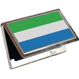  Sierra Leone Flag Business Card Holder