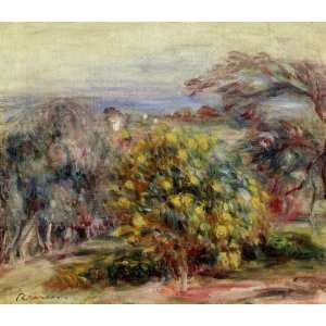 Oil Painting Landscape at Collettes Pierre Auguste Renoir Hand Paint 