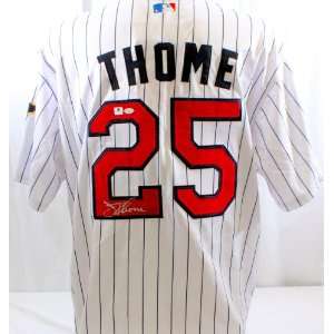  Jim Thome Signed Jersey GAI   Autographed MLB Jerseys 