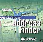 Rand McNally Address Finder PC CD street mapping tools