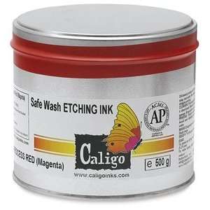  Caligo Safe Wash Etching Inks   Process Red (Magenta), 500 