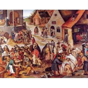   Seven Acts of Charity, By Bruegel Pieter il Giovane 