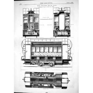   1875 Hot Water Tram Car Machinery Todd Leith Edinburgh