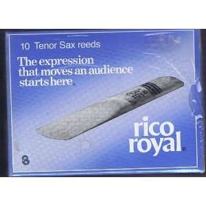  Rico Royal Tenor Sax Reeds, Strength 2.0, 3 pack Musical 