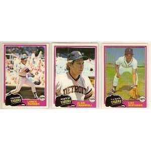  Alan Trammell 1981 Topps Baseball (Detroit Tigers 
