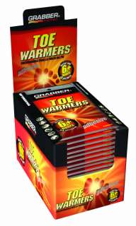 Grabber 6+ Hour Adhesive Toe Warmer Display Box 40 pair  