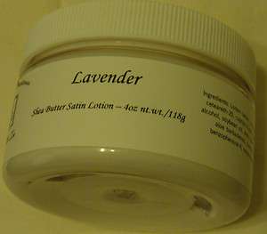 Shea Butter Based Body Lotion   Lavender 4 oz nt. wt  