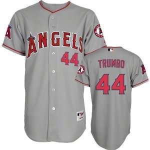  Mark Trumbo Jersey Adult Majestic Road Grey Authentic Los 